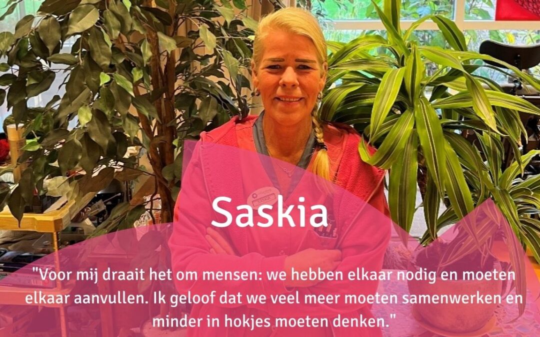 Maak kennis met Saskia, al 22 jaar een waardevolle kracht bij HilverZorg!